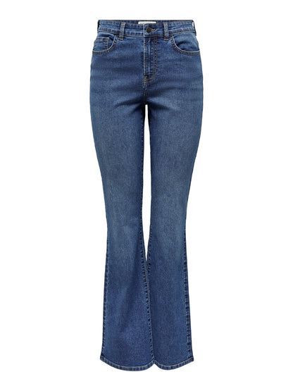 JDYMOON HW BOOTCUT JEANS DARK BLUE DNM