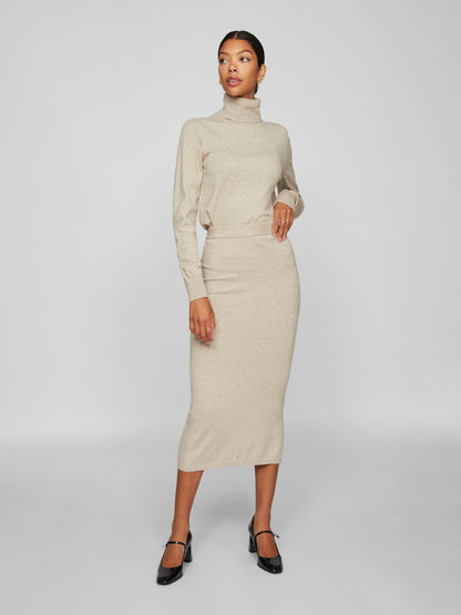 GONNA - VILA VICOMFY MIDI PULLOVER SKIRT/PB