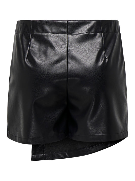 ONLCOLLIE HW FAUX LEATHER SKORT PNT