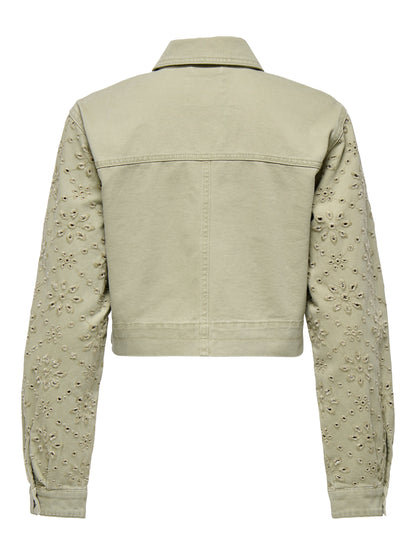 Only - Giubbino - Donna | onlelsa short crochet jacket otw