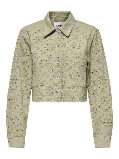 Only - Giubbino - Donna | onlelsa short crochet jacket otw