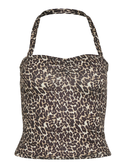 Vila - Top - Donna | vipia tie neck cropped top/ka ptt