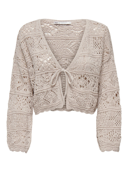 Only - Cardigan - Donna | onlbeach life 7/8 tie cardigan knt noos
