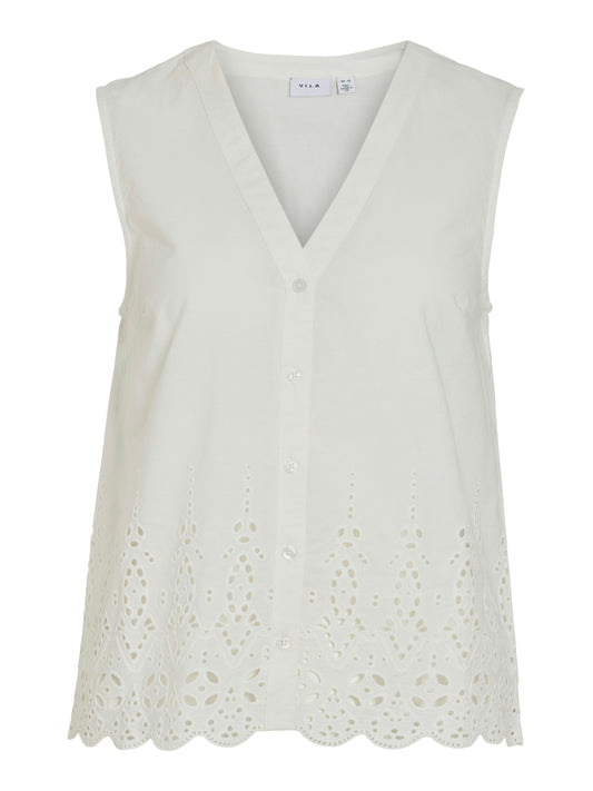 Vila - Top - Donna | vimikilla sl lace vest/c32