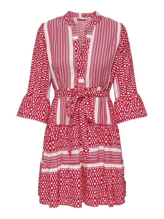 Only - Vestito | ONLATHENA LIFE 3/4 SHORT DRESS WVN NOOS