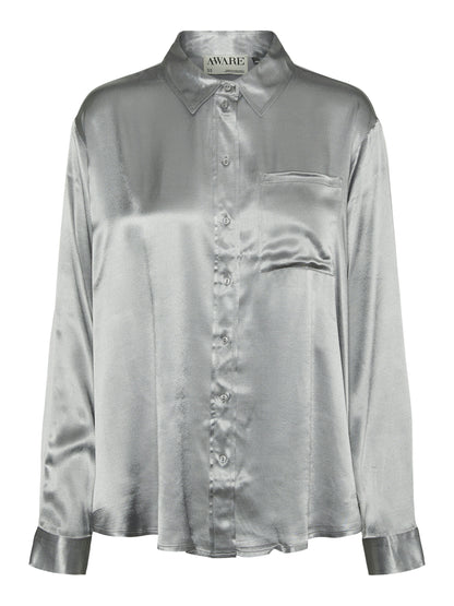 VMMICHAELA LS OVERSIZED SATIN SHIRT VMA