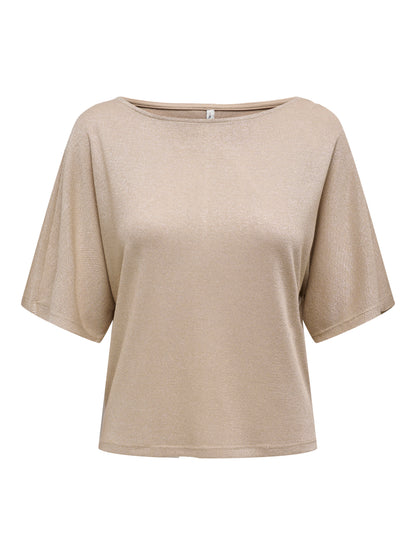 Only - Blusa - Donna | onlamber life s/s o-neck shine top jrs