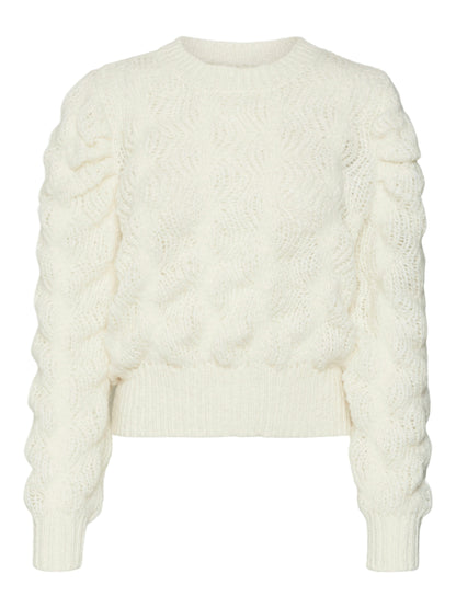 Vero Moda - Pullover - Donna | vmeileen ls o-neck short pullover ga