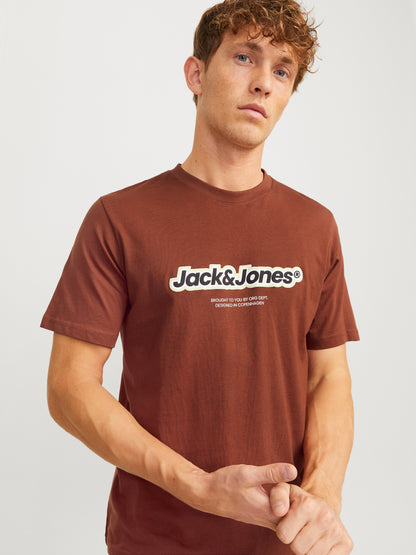 Jack&Jones - T-shirt - Uomo | jorvesterbro newton branding tee ss cn