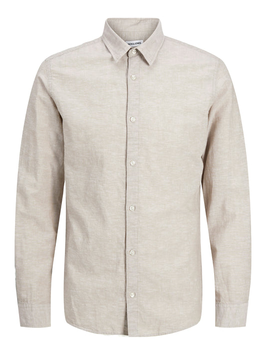 Jack & Jones - Camicia | JJEBREEZE LINEN BLEND SHIRT LS SN PLS