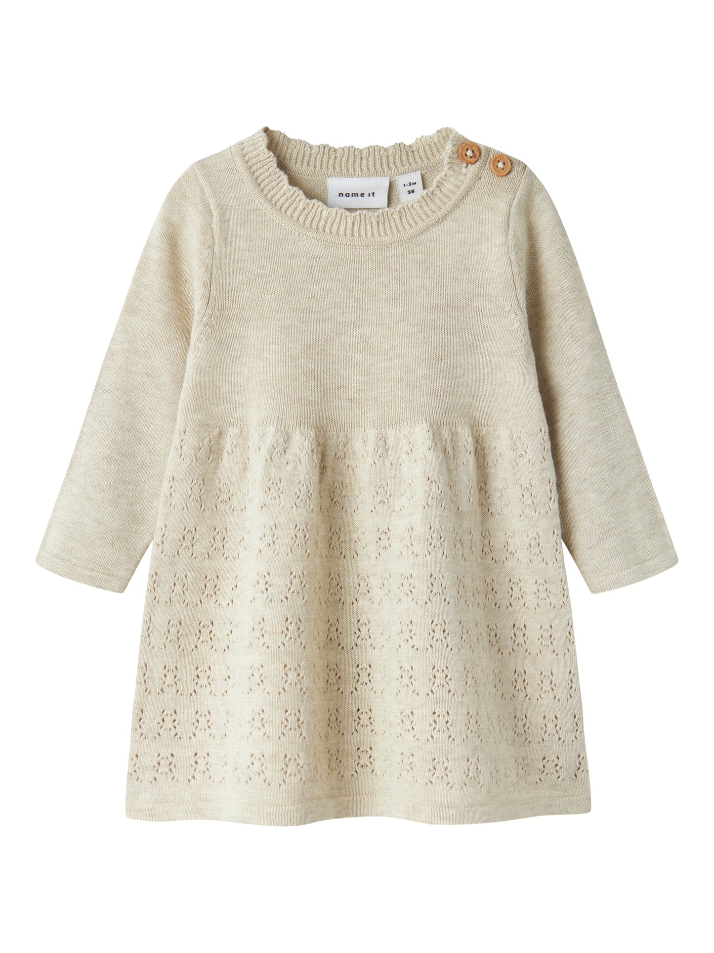 NBFOSILLA LS KNIT DRESS