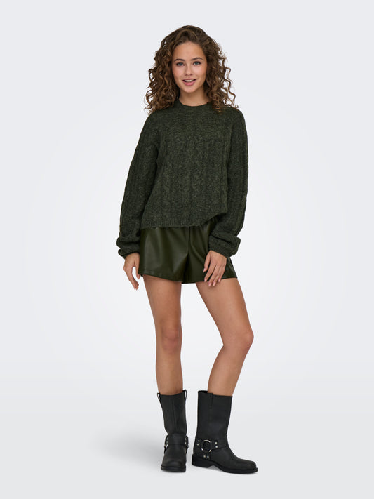 JDY - Shorts - Donna | jdyalaia mw faux leather shorts pnt