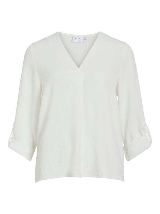 VIJOSA 3/4 V-NECK TOP - NOOS