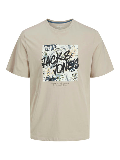 Jack&Jones - T-shirt - Uomo | jjhawaii shape tee ss crew neck ln