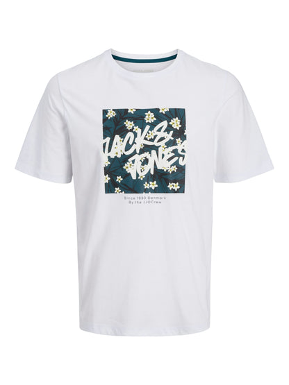 Jack&Jones - T-shirt - Uomo | jjhawaii shape tee ss crew neck ln