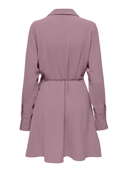 Only - Vestito wrap - Donna | onllydia l/s v-neck wrap dress wvn