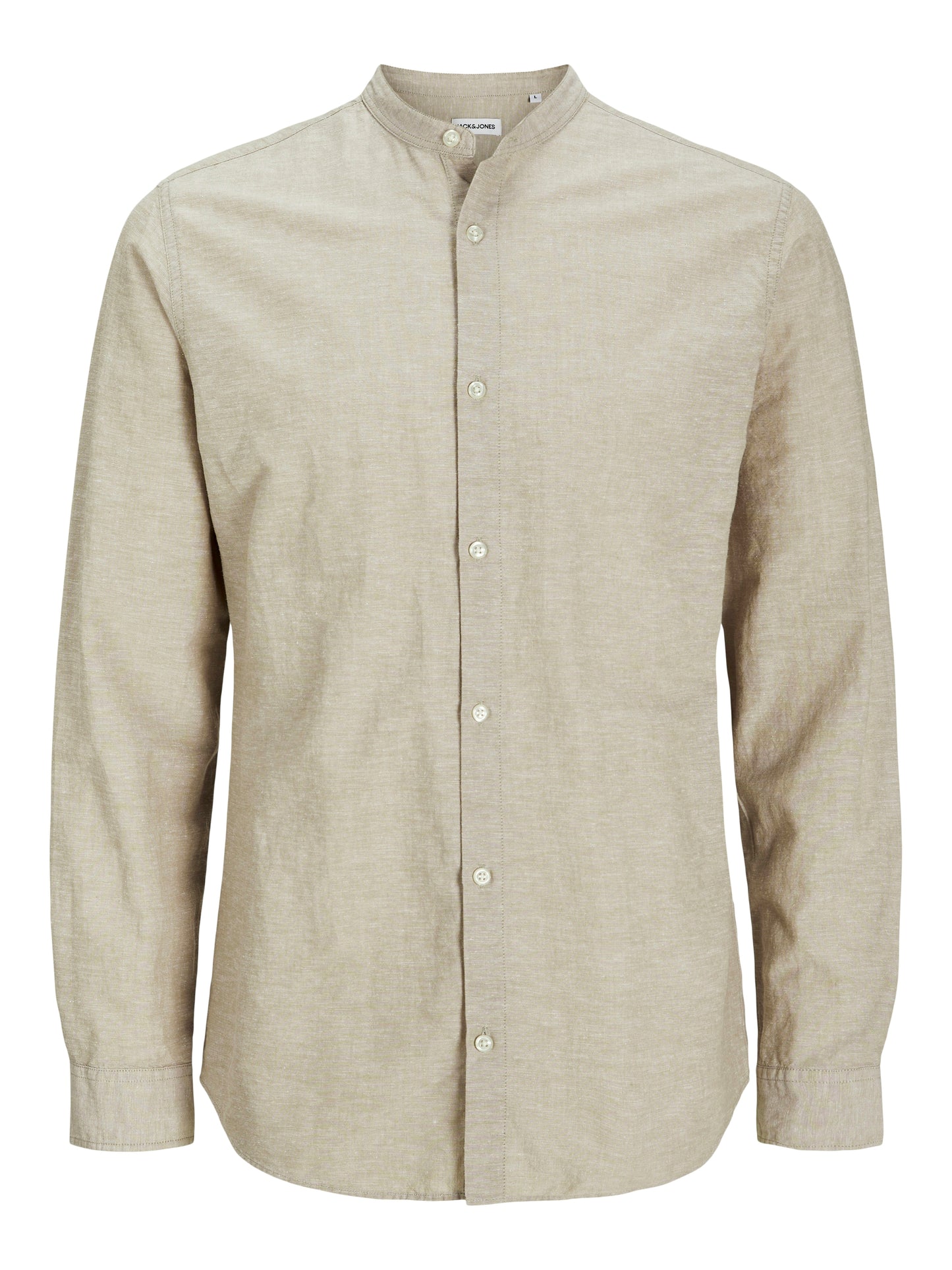 Jack & Jones - Camicia |JORFREDERIKSBERG BOX SCRIPT TEE SS CN LJORFREDERIKSBERG BOX SCRIPT TEE SS CN LNJJEBREEZE LINEN BLEND BAND Camicia LS SN