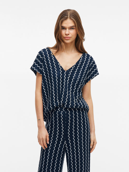 Vila - Top - Donna | viellen v-neck s/s top/dc