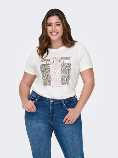 Only Carmakoma - T-shirt - Donna curvy | carbrinna life ss reg tee jrs