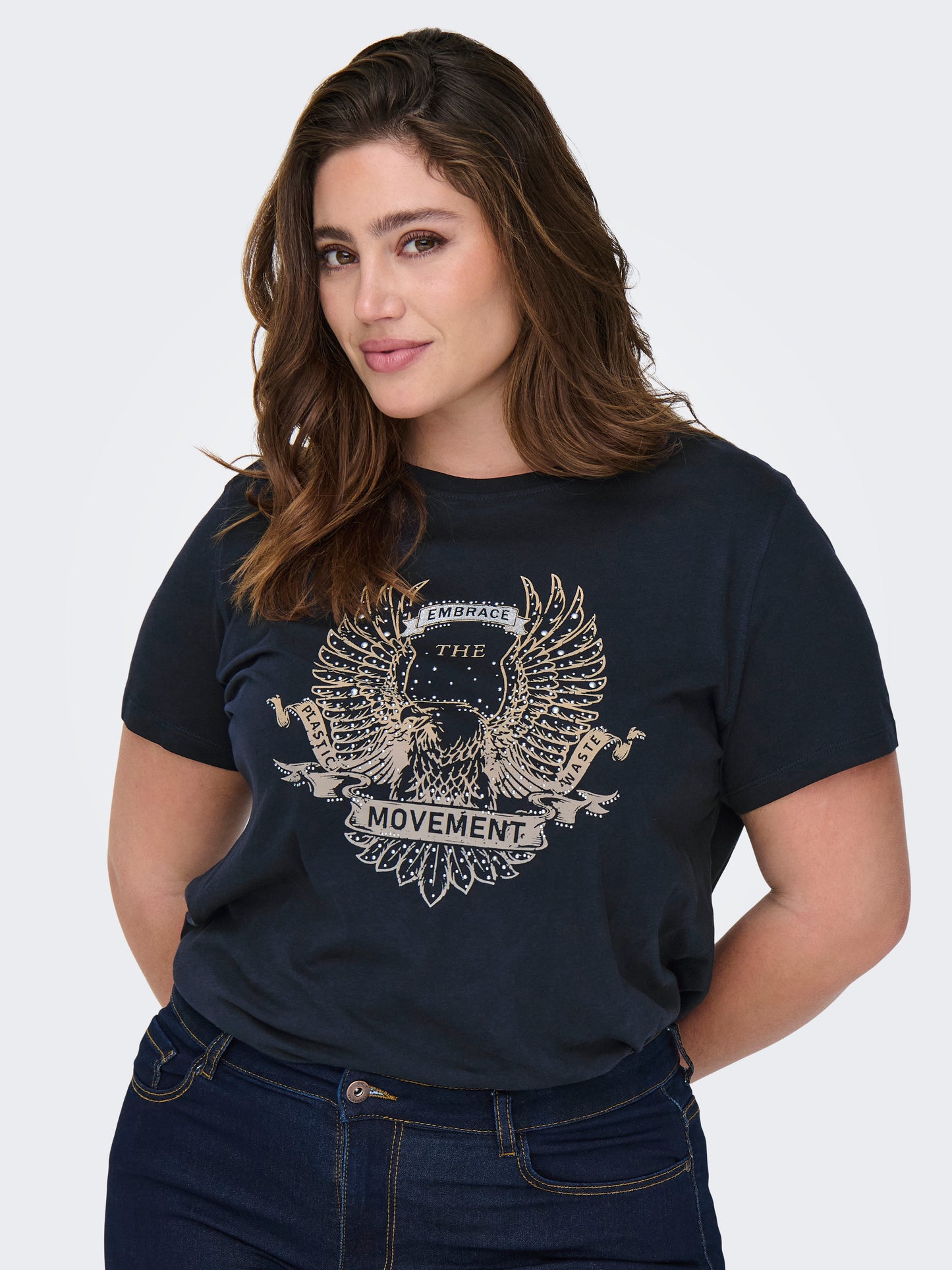 Only Carmakoma - T-shirt - Donna curvy | carbrinna life ss reg tee jrs