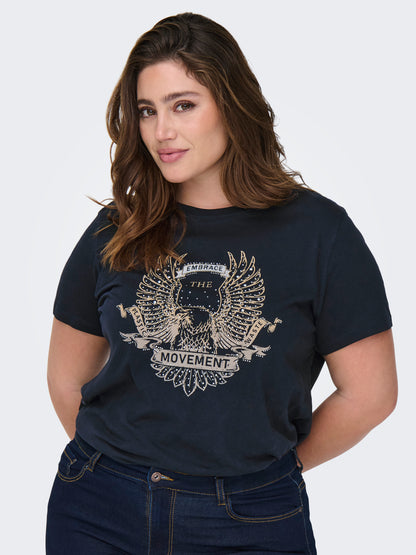 Only Carmakoma - T-shirt - Donna curvy | carbrinna life ss reg tee jrs