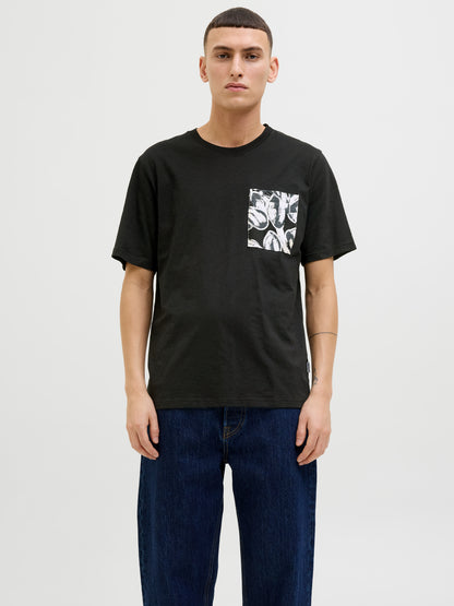 Jack&Jones - T-shirt - Uomo | jorsplit aop pocket tee ss crew neck