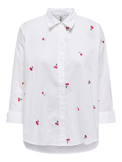 Only - Camicia - Donna | onlnew lina grace ls emb shirt noos wvn