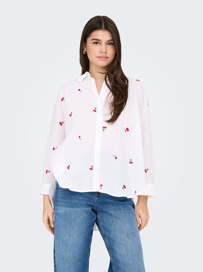 Only - Camicia - Donna | onlnew lina grace ls emb shirt noos wvn