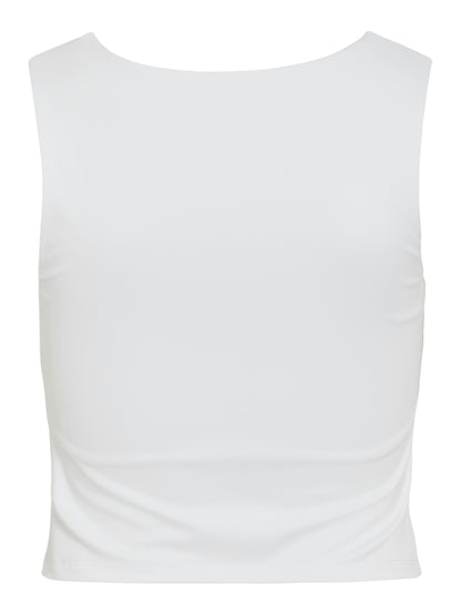 Vila - Canotta - Donna | vikenza u-neck s/l crop tank top rev
