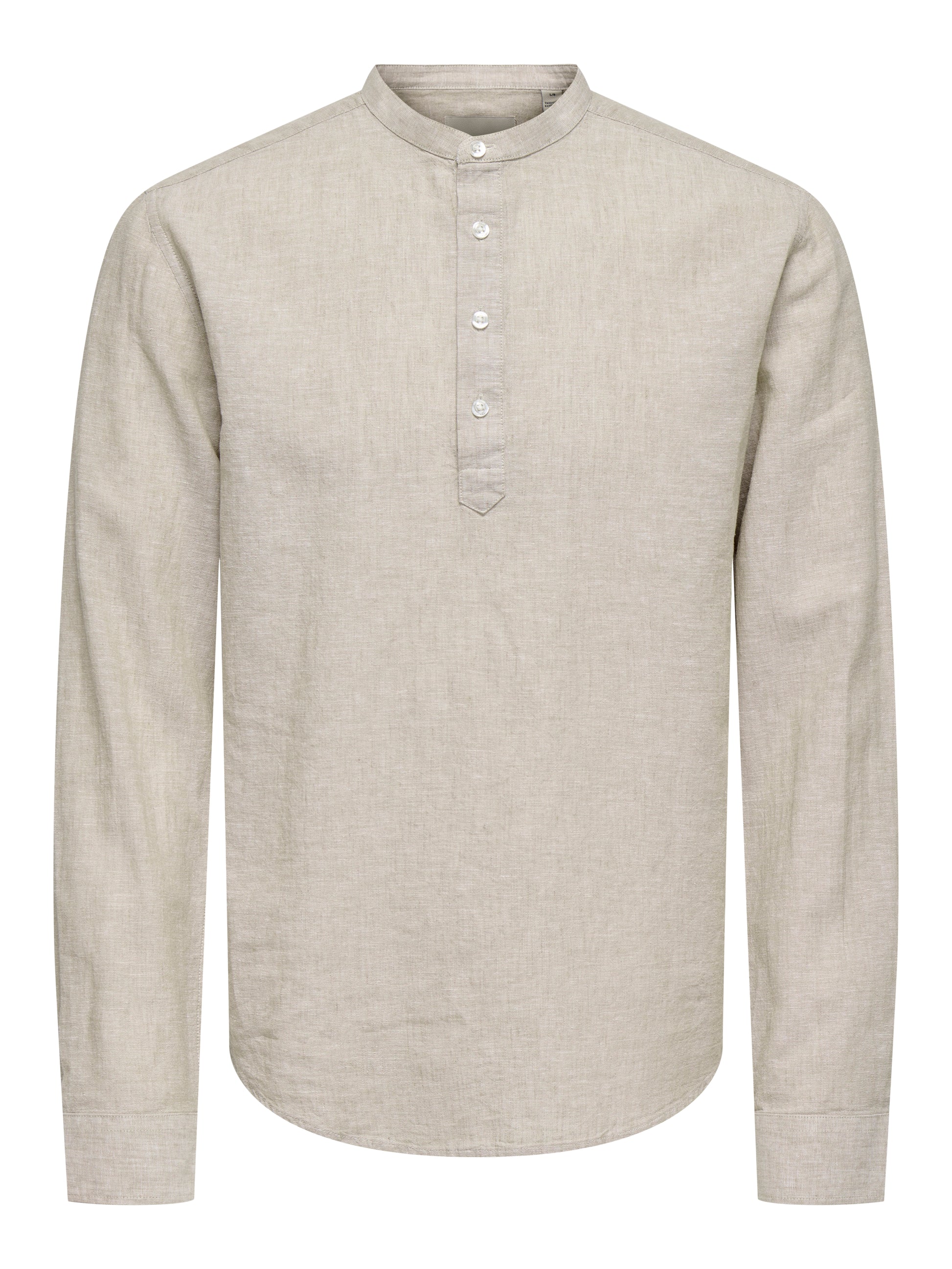 Only&Sons - Uomo - Camicia | onscaiden ls halfplackt linen shirt noos