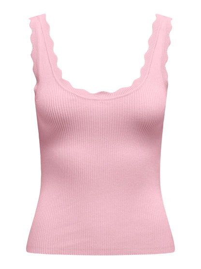 JDY - Canotta - Donna | jdynanna s/l scallop edge top knt noos