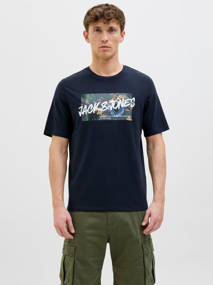 Jack&Jones - T-shirt - Uomo | jjhawaii shape tee ss crew neck ln