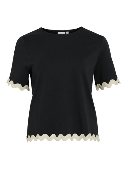 Vila - Top - Donna | vicalisa o-neck 2/4 top
