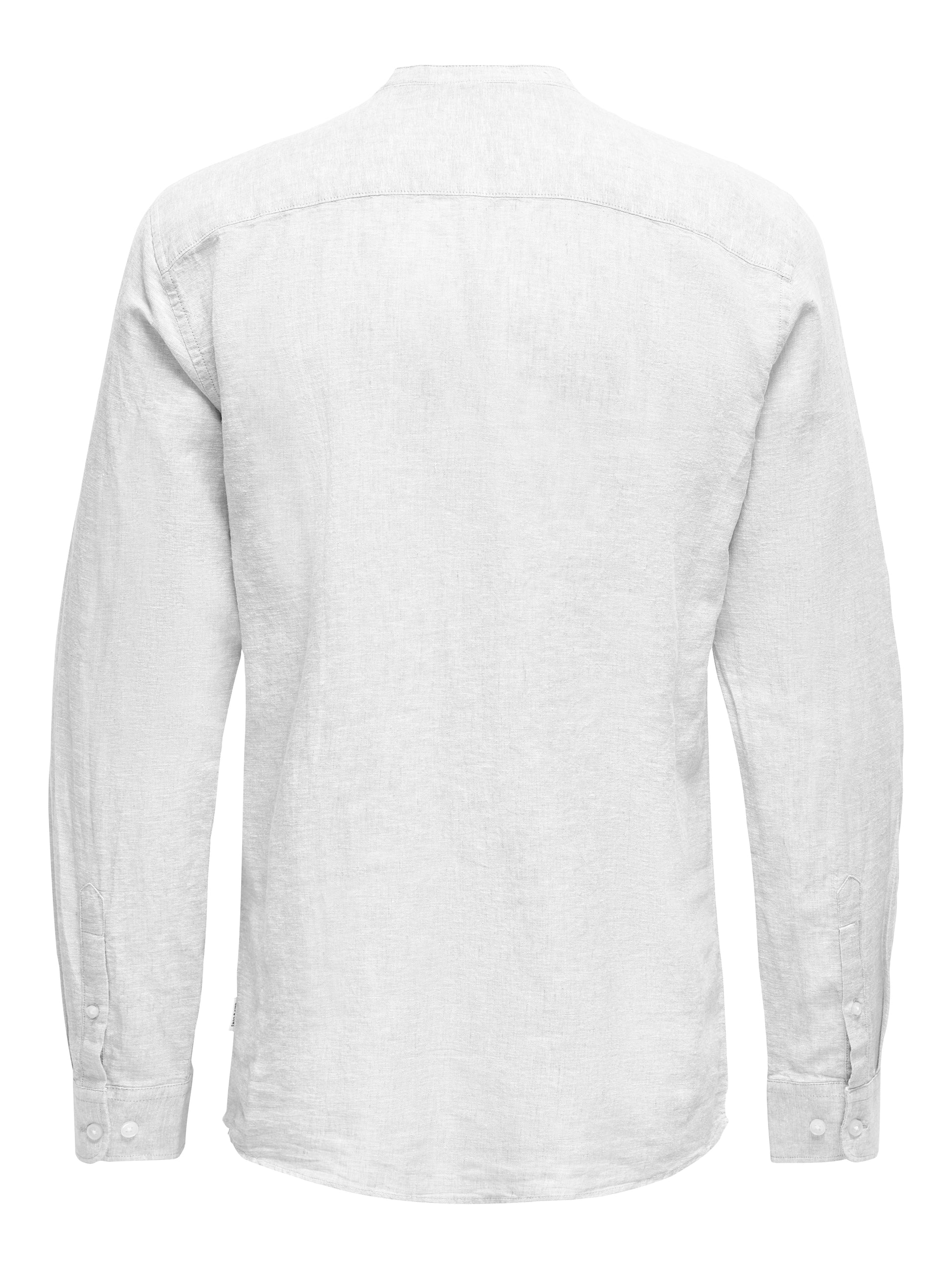 Only & Sons - Uomo - Camicia | onscaiden ls solid linen mao shirt noos