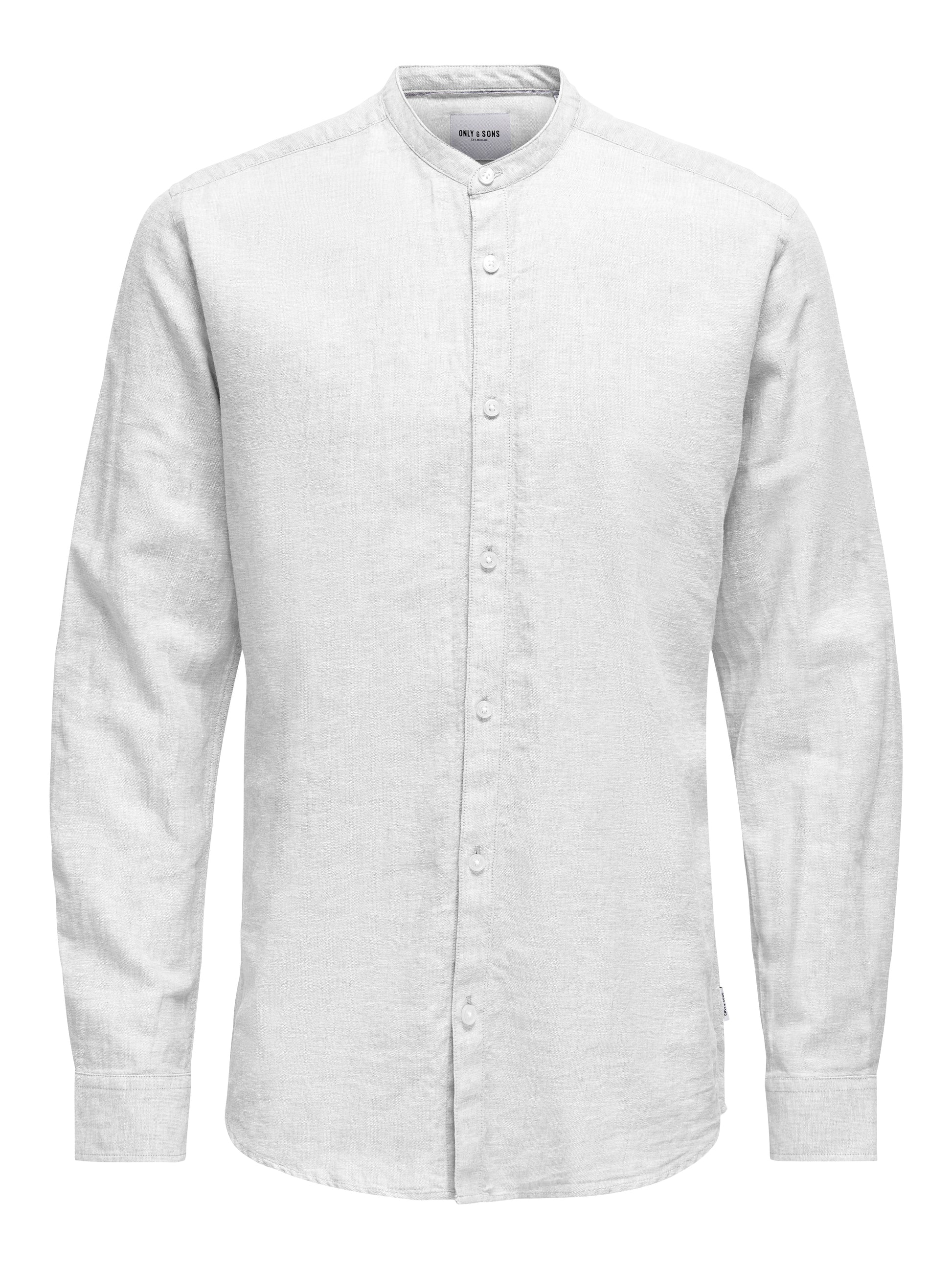 Only & Sons - Uomo - Camicia | onscaiden ls solid linen mao shirt noos