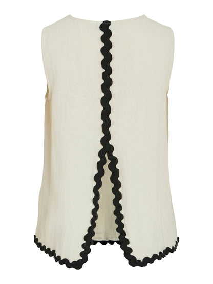 Vila - Top - Donna | vimanda wavy o-neck s/l top