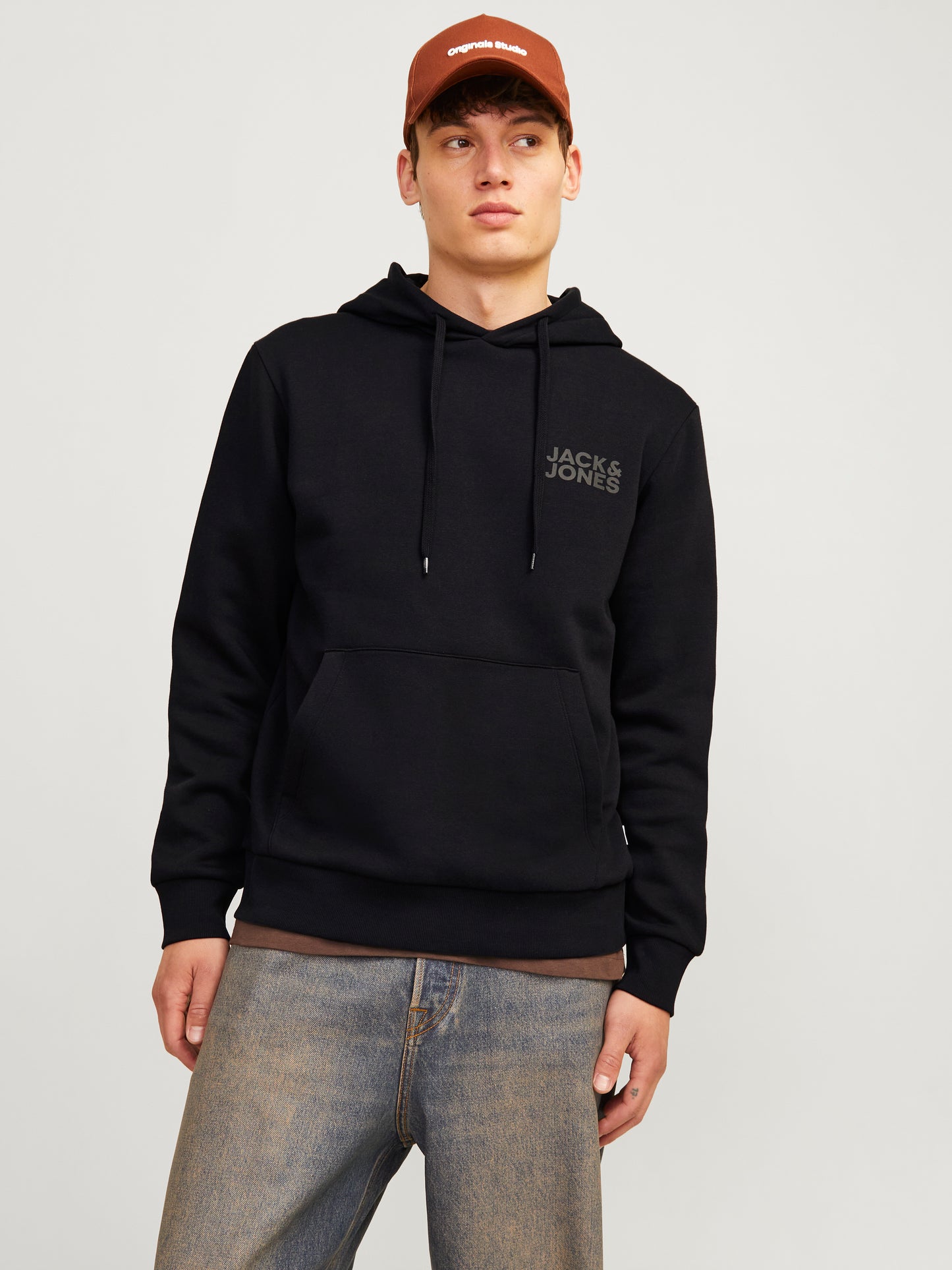 Jack&Jones - Felpa - Uomo | jjecorp logo sweat hood noos