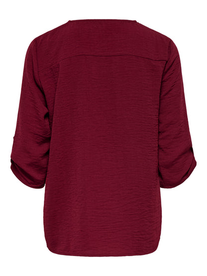 JDY - Blusa - Donna | jdydivya 3/4 Top Wvn Noos