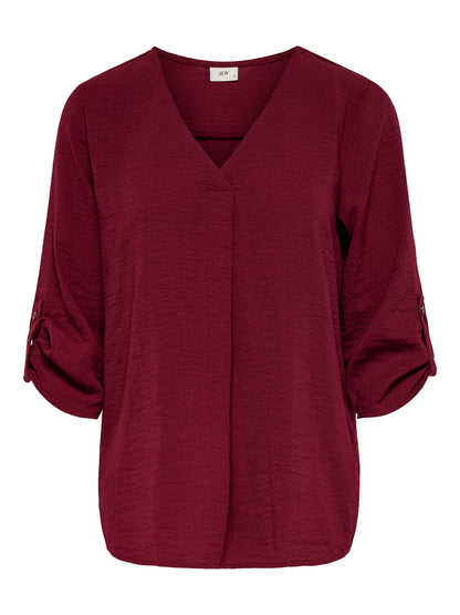 JDY - Blusa - Donna | jdydivya 3/4 Top Wvn Noos