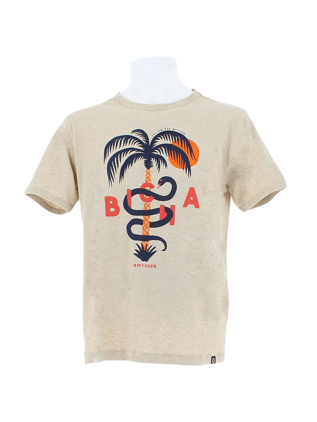 Inmyhood - Uomo - T-shirt | 55% lino 45% viscosa