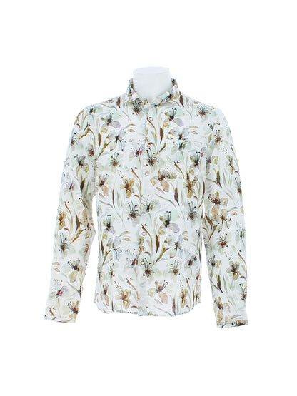 INMYHOOD - Camicia uomo 55% lino 45% cotone
