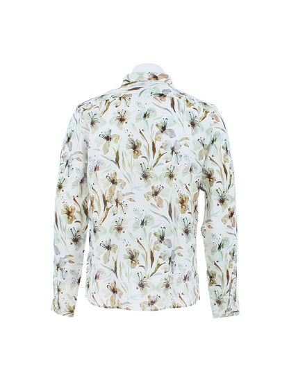 INMYHOOD - Camicia uomo 55% lino 45% cotone