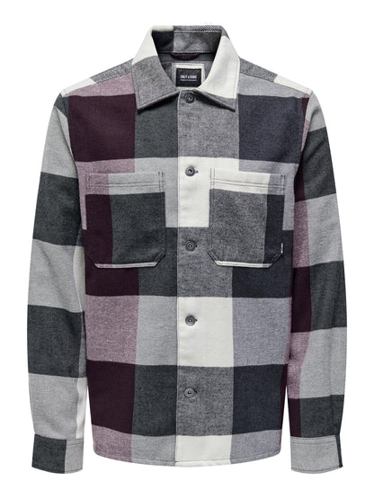 Camicia Balo Life Check Overshirt Only & Sons