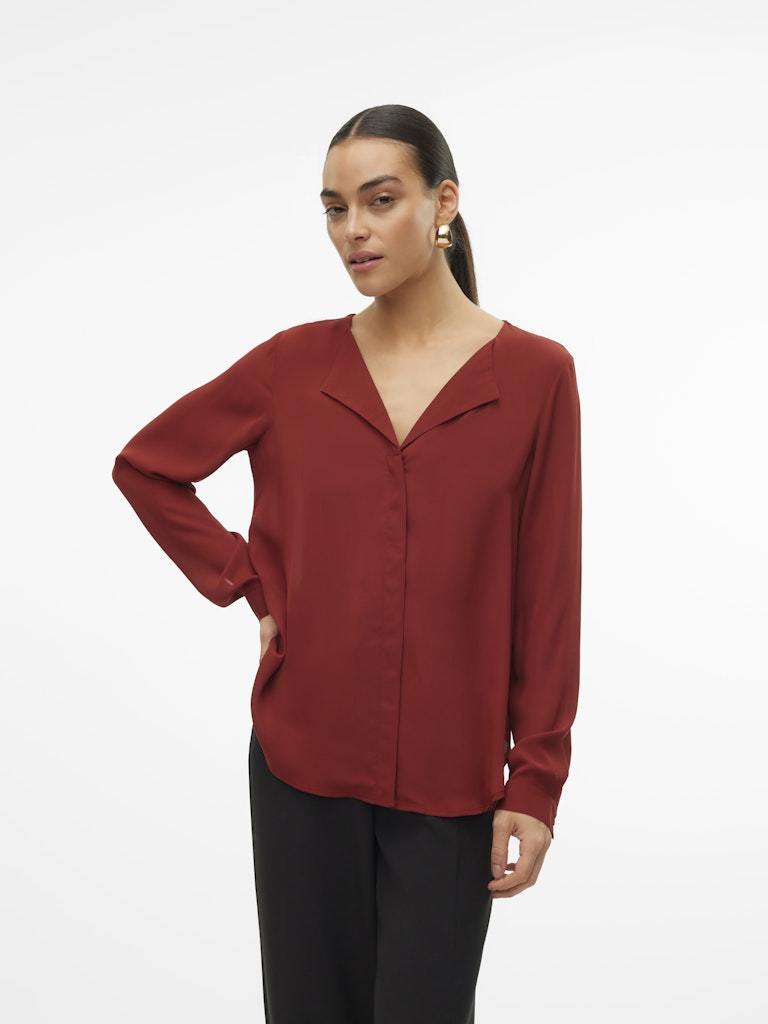 CAMICIA - VERO MODA VMPOEL LS COLLAR SHIRT WVN GA