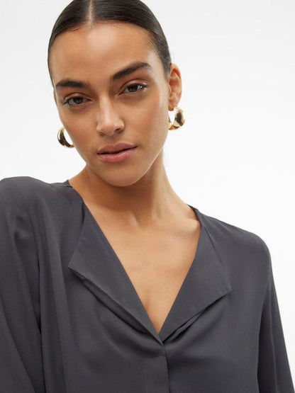 CAMICIA - VERO MODA VMPOEL LS COLLAR SHIRT WVN GA