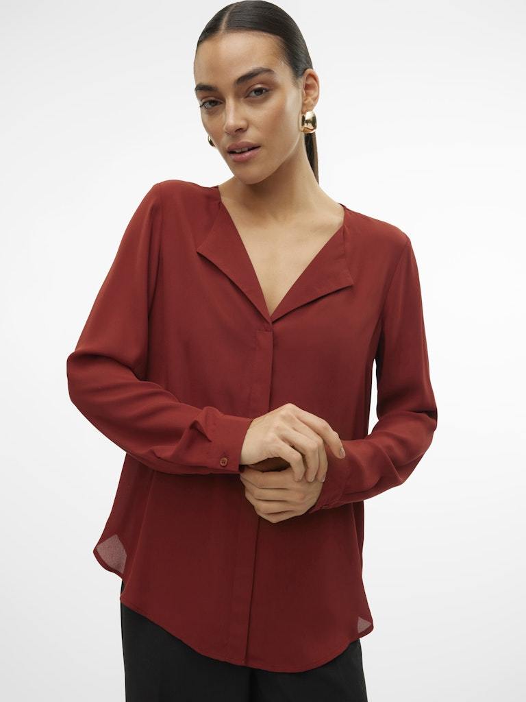 CAMICIA - VERO MODA VMPOEL LS COLLAR SHIRT WVN GA