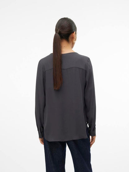 CAMICIA - VERO MODA VMPOEL LS COLLAR SHIRT WVN GA