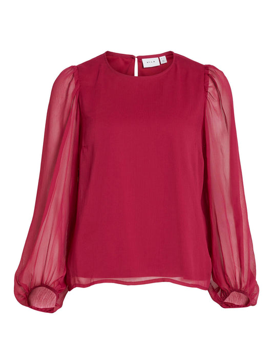 Top Vifalia Oneck L/S Noos Vila