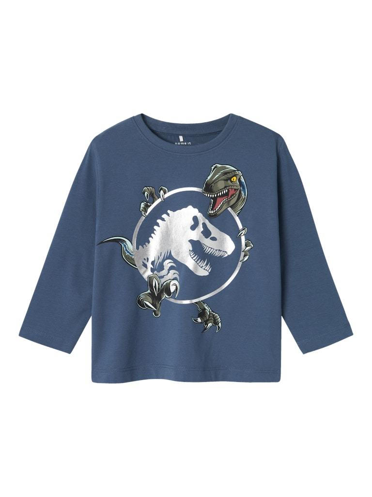 T-SHIRT - NAME IT NMMSURINDER JURASSIC LS NREG TOP SKY