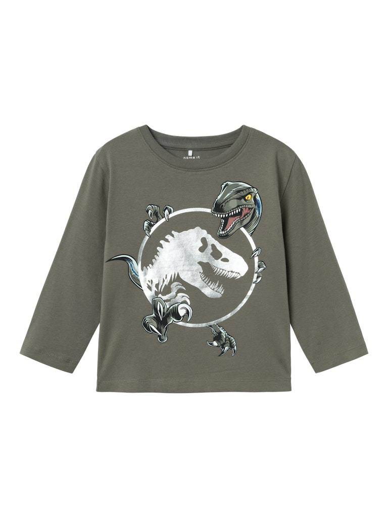 T-SHIRT - NAME IT NMMSURINDER JURASSIC LS NREG TOP SKY